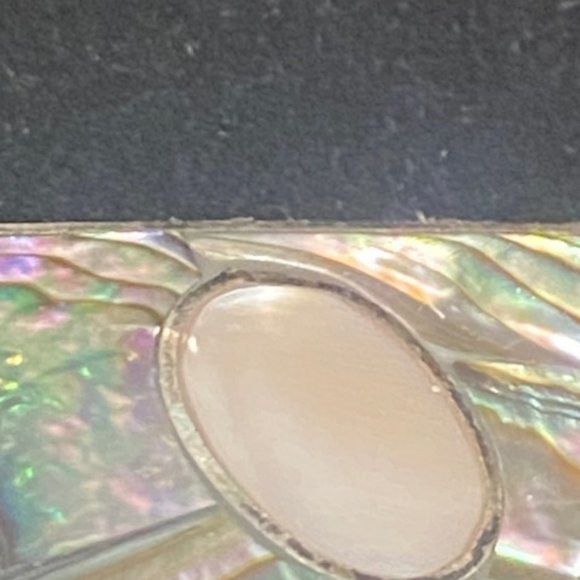 Abalone  mexico sterling pin - Picture 3 of 6